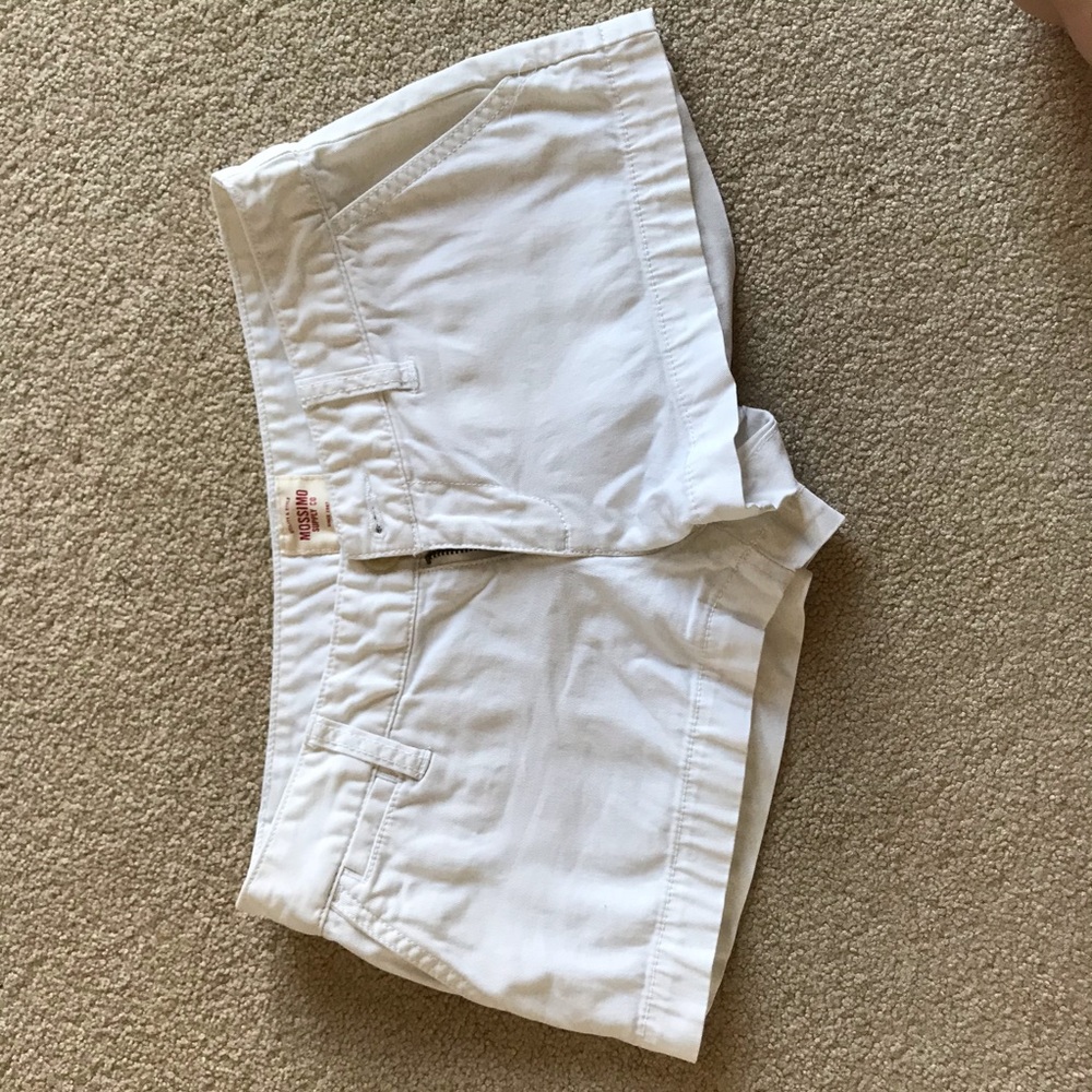 White short shorts